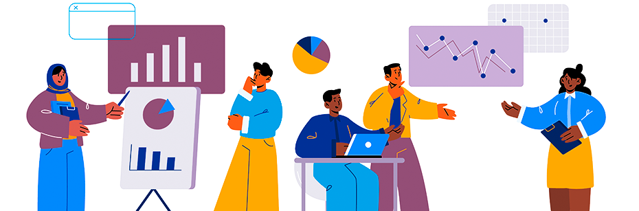 Digital marketing Team work